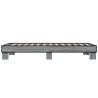 Cadre de lit sans matelas sonoma gris 75x190 cm 
