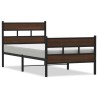 Cadre de lit sans matelas avec tête de lit et pied de lit 