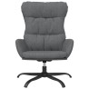 Chaise de relaxation Gris clair Tissu 