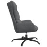 Chaise de relaxation Gris clair Tissu 