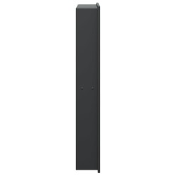 Niche de douche noir mat 32x62x9 cm acier inoxydable 