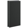 Niche de douche noir mat 32x62x9 cm acier inoxydable 