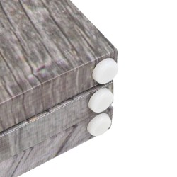 Cloison de séparation pliable 160 x 170 cm Lac 