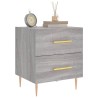 Tables de chevet 2 pcs sonoma gris 40x35x47,5 cm 