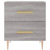 Tables de chevet 2 pcs sonoma gris 40x35x47,5 cm 