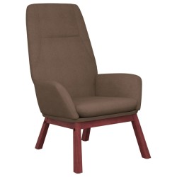 Chaise de relaxation Taupe Tissu 