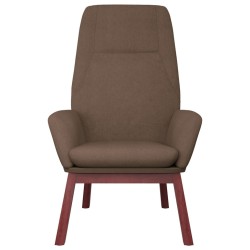Chaise de relaxation Taupe Tissu 