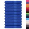 Serviettes de sauna 10 pcs bleu 80x200 cm 360 g/m² 100% coton 