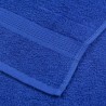 Serviettes de sauna 10 pcs bleu 80x200 cm 360 g/m² 100% coton 