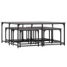 Tables basses gigognes 5 pcs sonoma gris bois d'ingénierie 