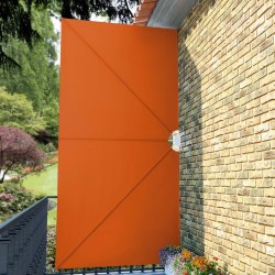 Auvent latéral pliable de terrasse Terre cuite 400 x 200 cm  