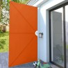 Auvent latéral pliable de terrasse Terre cuite 400 x 200 cm  