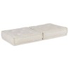 Pouf modulaire crème 70x70x36 tissu 