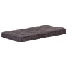 Coussin de plancher de palette Coton 120x80x10 cm Anthracite 