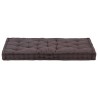 Coussin de plancher de palette Coton 120x80x10 cm Anthracite 