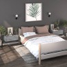 Tables de chevet murales 2 pcs Sonoma gris 