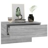 Tables de chevet murales 2 pcs Sonoma gris 