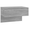 Tables de chevet murales 2 pcs Sonoma gris 