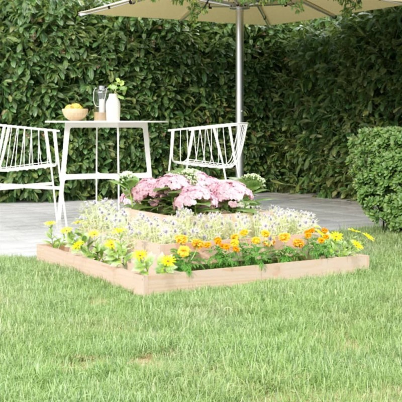 Jardinière 110x110x27 cm Bois massif de pin Jardinière 110x110x27 cm Bois massif de pin