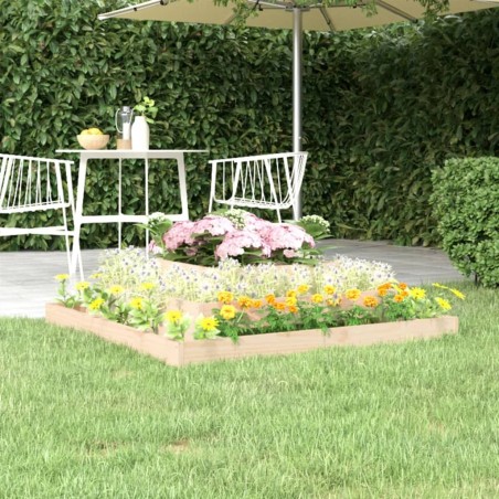 Jardinière 110x110x27 cm Bois massif de pin 