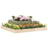 Jardinière 110x110x27 cm Bois massif de pin 