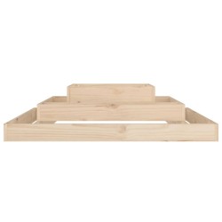 Jardinière 110x110x27 cm Bois massif de pin 