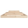 Jardinière 110x110x27 cm Bois massif de pin 