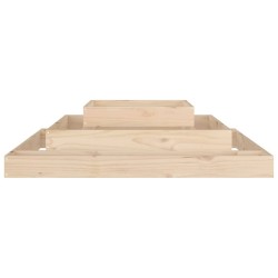 Jardinière 110x110x27 cm Bois massif de pin 