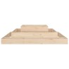 Jardinière 110x110x27 cm Bois massif de pin 