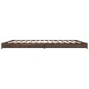 Cadre de lit sans matelas chêne marron 200x200 cm 