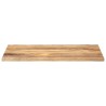 Dessus de table 120x70x2,5cm rectangulaire bois massif manguier 