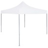 Tente réception pliable professionnelle 2x2 m Acier Blanc 
