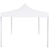Tente réception pliable professionnelle 2x2 m Acier Blanc 