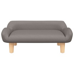Canapé pour enfants taupe 70x40x24 cm tissu 