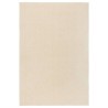 Tapis à poils courts 160x230 cm Crème 