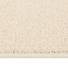 Tapis à poils courts 160x230 cm Crème 
