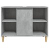 Meuble d'évier gris béton 80x33x60 cm bois d'ingénierie 