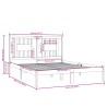Cadre de lit sans matelas bois massif 140x200 cm 
