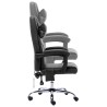 Chaise de bureau de massage Noir Similicuir 
