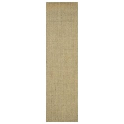 Tapis Sisal naturel 66x250 cm Vert 