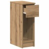 Tables de chevet avec tiroir 2 pcs chêne artisanal 20x36x60 cm 