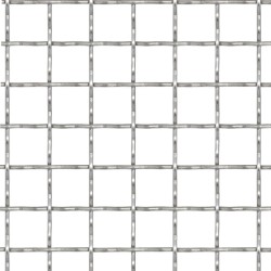 Clôture de jardin sertie Acier inoxydable 100x85 cm 11x11x2 mm 