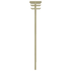 Pergola de jardin 180x210x40 cm Bois de pin imprégné 
