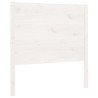 Tête de lit Blanc 81x4x100 cm Bois massif de pin 