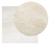 Tapis OVIEDO à poils courts beige 160x160 cm 