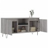 Meuble TV sonoma gris 104x35x50 cm bois d'ingénierie 