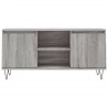 Meuble TV sonoma gris 104x35x50 cm bois d'ingénierie 