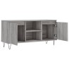 Meuble TV sonoma gris 104x35x50 cm bois d'ingénierie 