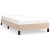 Cadre de lit sans matelas cappuccino 90x200 cm similicuir 