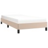 Cadre de lit sans matelas cappuccino 90x200 cm similicuir 